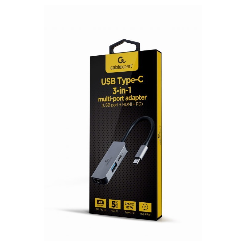 Hub USB-C PD HDMI USB 3.1 | PartsPC.pl