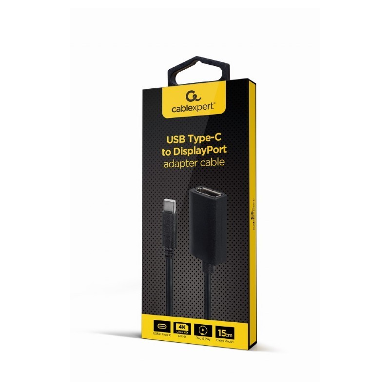 Adapter USB-C do DisplayPort 4K 15 cm | PartsPC.pl