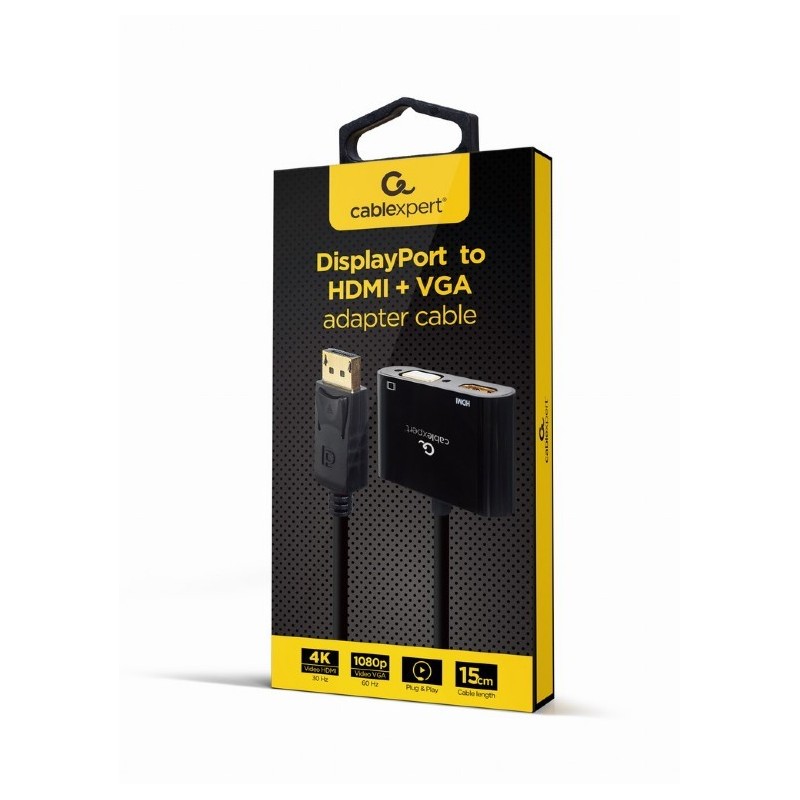 Adapter DisplayPort do HDMI + VGA | PartsPC.pl