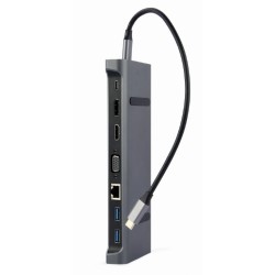 Adapter USB-C 9w1, HDMI, USB-C PD, VGA, DP, USBx3, Audio, LA… | PartsPC.pl