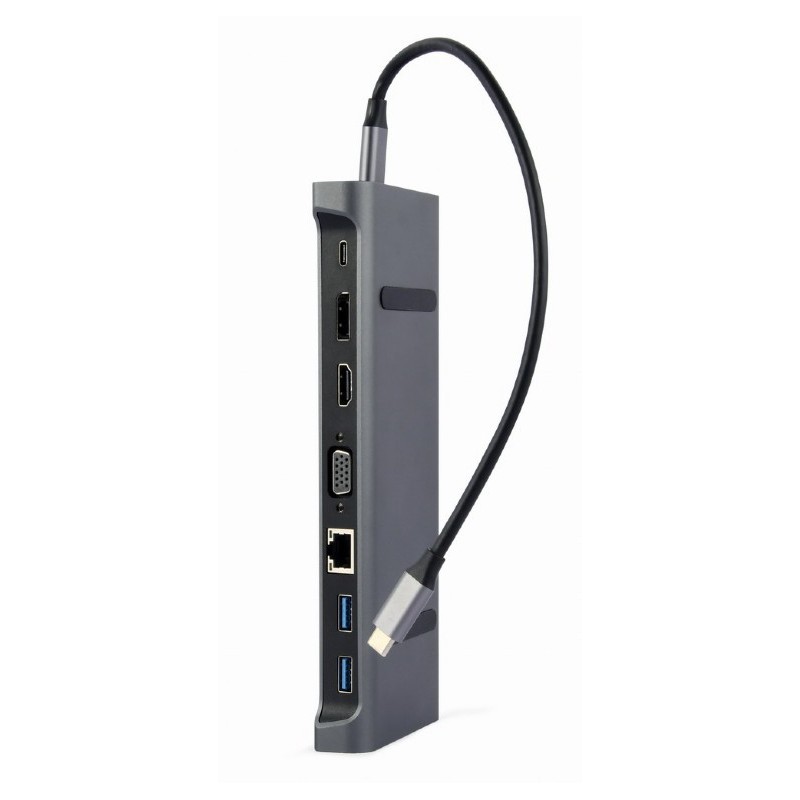 Adapter USB-C 9w1, HDMI, USB-C PD, VGA, DP, USBx3, Audio, LA… | PartsPC.pl