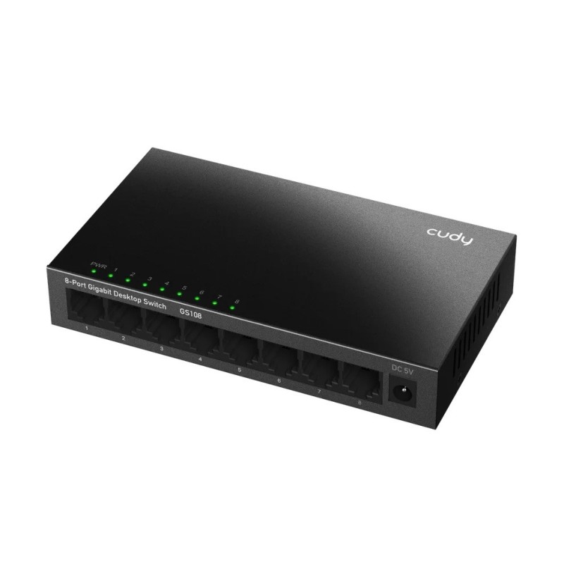 Przełącznik GS108 8xGE metalowa obudowa | PartsPC.pl
