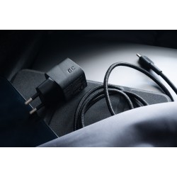 Ładowarka GC PowerGaN 33W PD 3.0 QC 3.0 USB-C czarna | PartsPC.pl