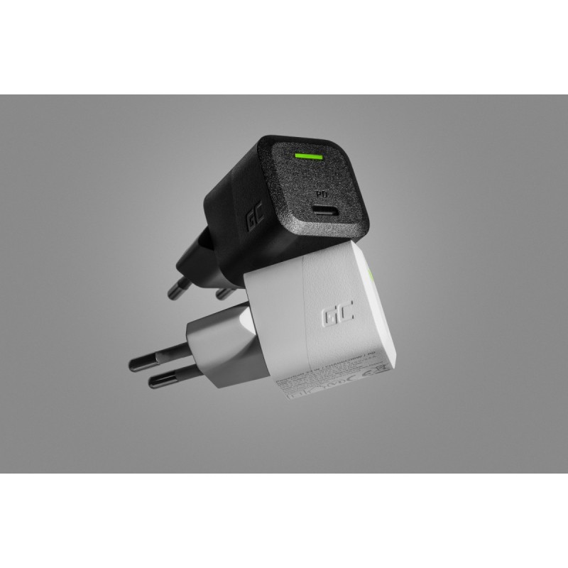 Ładowarka GC PowerGaN 33W PD 3.0 QC 3.0 USB-C czarna | PartsPC.pl