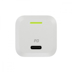 Ładowarka GC PowerGaN 33W PD 3.0 QC 3.0 USB-C biała | PartsPC.pl