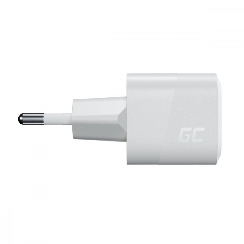 Ładowarka GC PowerGaN 33W PD 3.0 QC 3.0 USB-C biała | PartsPC.pl