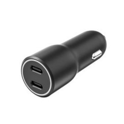 Ładowarka samochodowa 2xUSB C 45W PD | PartsPC.pl