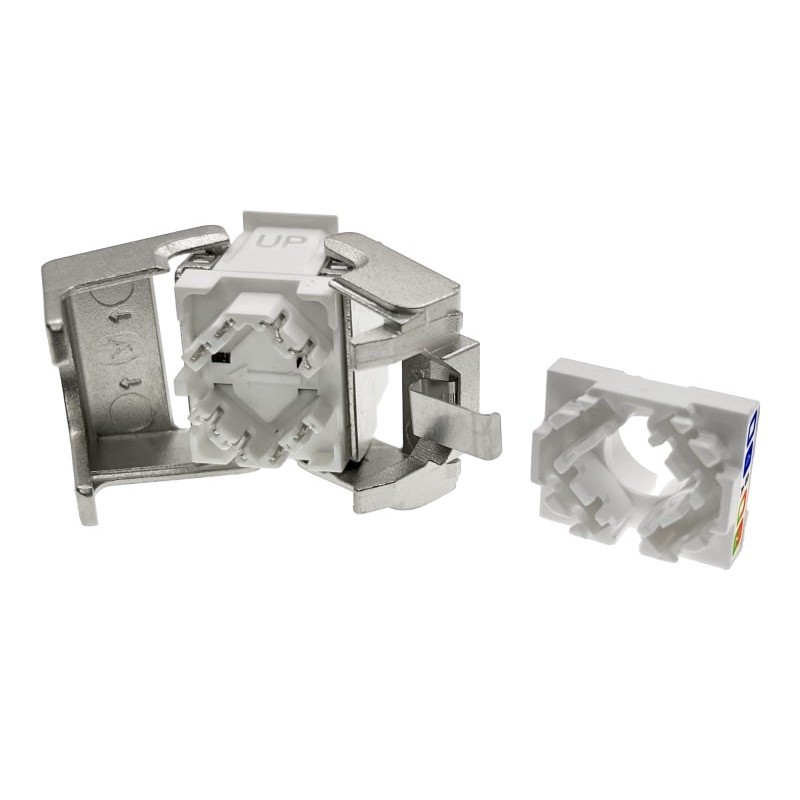 Moduł keystone RJ45 beznarzędziowy STP kat.6A PoE+ | PartsPC.pl
