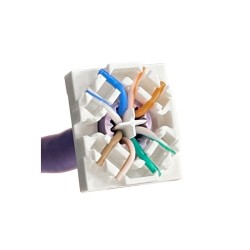 Moduł keystone RJ45 beznarzędziowy STP kat.6A PoE+ | PartsPC.pl