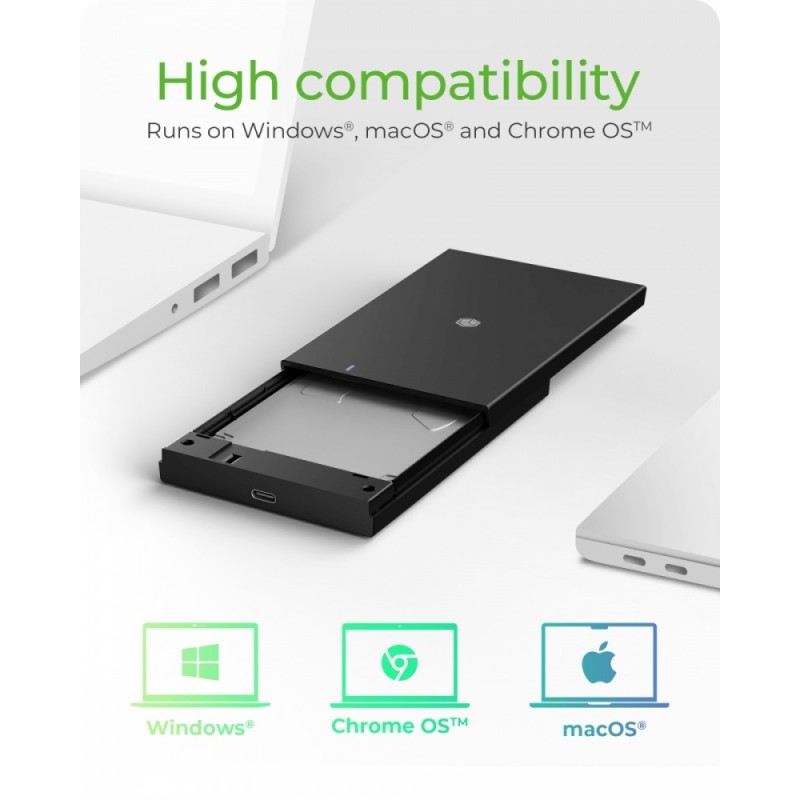 Obudowa IB-200T-C3 2,5  SATA USB 3.2 Gen.1 | PartsPC.pl