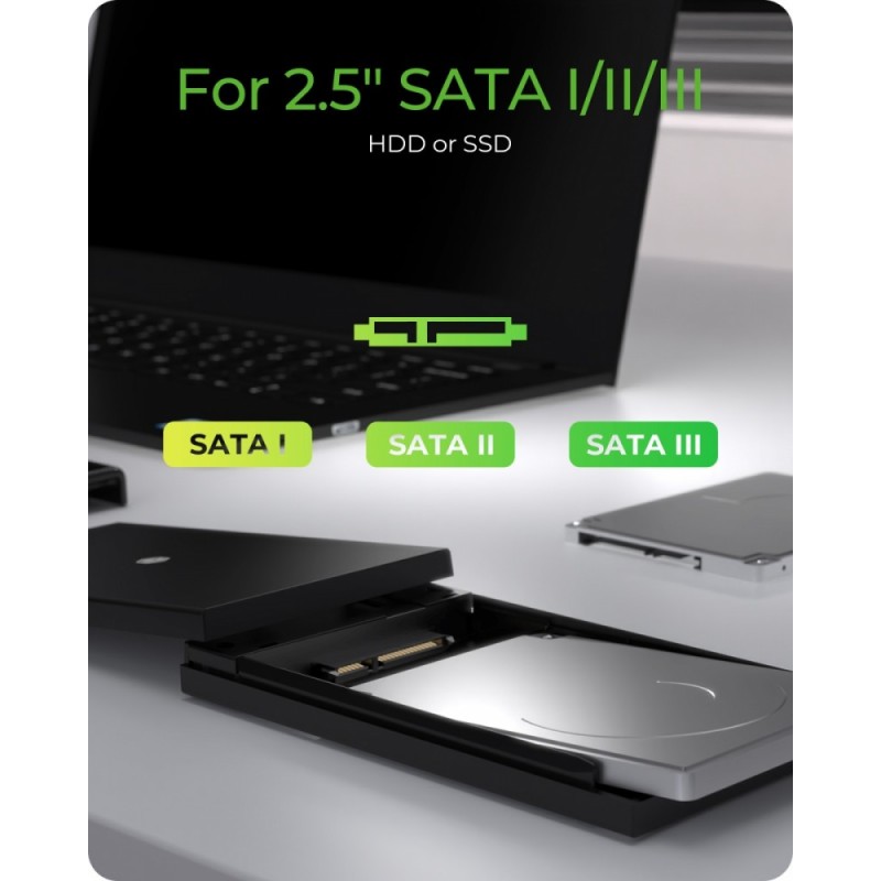 Obudowa IB-200T-C3 2,5  SATA USB 3.2 Gen.1 | PartsPC.pl