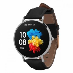 Smartwatch Verona Srebrno-czarny | PartsPC.pl