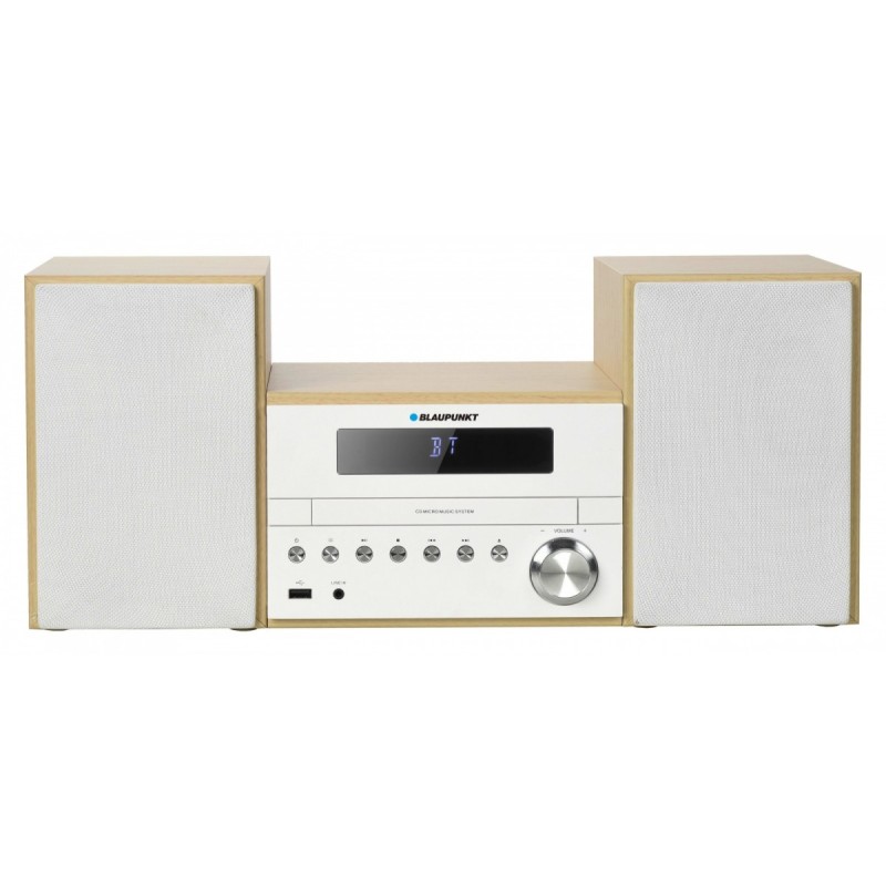 Mikrowieża Bluetooth RDS/ID3 tag CD/MP3/USB/AUX/Zegar/Alarm | PartsPC.pl