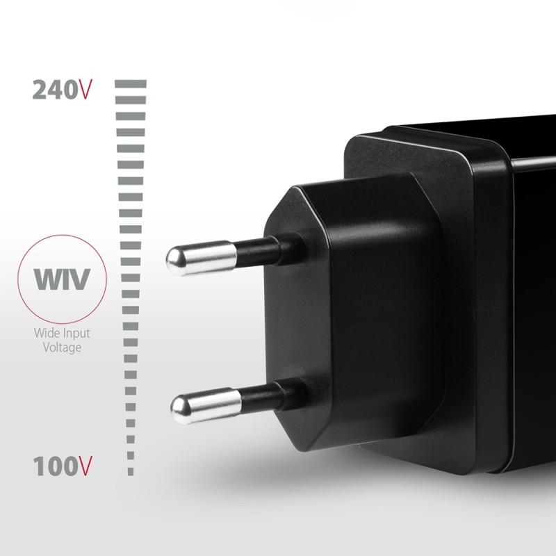 ACU-QS24 Ładowarka sieciowa QC 24W, 2x port USB--A, QC3.0/AF… | PartsPC.pl