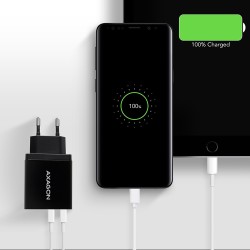 ACU-QS24 Ładowarka sieciowa QC 24W, 2x port USB--A, QC3.0/AF… | PartsPC.pl