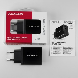 ACU-QS24 Ładowarka sieciowa QC 24W, 2x port USB--A, QC3.0/AF… | PartsPC.pl