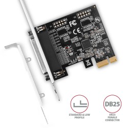 PCEA-P1N Kontroler PCIe 1x port równoległy LPT, w zestawie S… | PartsPC.pl
