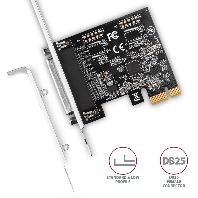 PCEA-P1N Kontroler PCIe 1x port równoległy LPT, w zestawie S… | PartsPC.pl