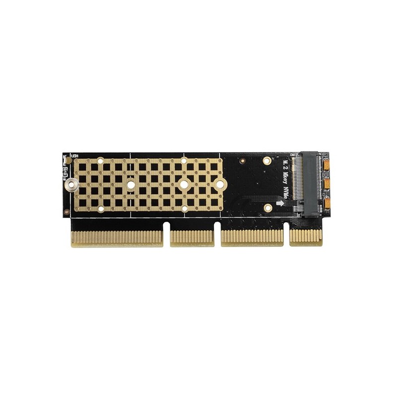 PCEM2-1U Adapter wewnętrzny PCIe x16/x8/x4, M.2 NVMe M-key s… | PartsPC.pl