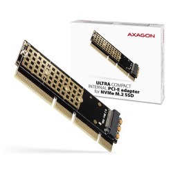 PCEM2-1U Adapter wewnętrzny PCIe x16/x8/x4, M.2 NVMe M-key s… | PartsPC.pl