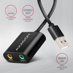 ADA-12 Zewnętrzna karta dzwiękowa USB 2.0 48kHz/16-bit stere… | PartsPC.pl