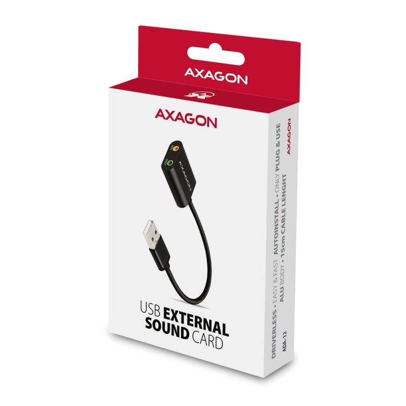 ADA-12 Zewnętrzna karta dzwiękowa USB 2.0 48kHz/16-bit stere… | PartsPC.pl