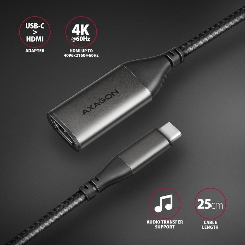 RVC-HI2M Adapter aktywny USB-C -> HDMI 2.0 4K/60Hz Aluminum,… | PartsPC.pl