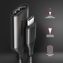 RVC-HI2M Adapter aktywny USB-C -> HDMI 2.0 4K/60Hz Aluminum,… | PartsPC.pl