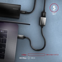 RUCM-AFAC Kabel adapter USB 3.2 Gen 1 Type-C samiec -> Type-… | PartsPC.pl