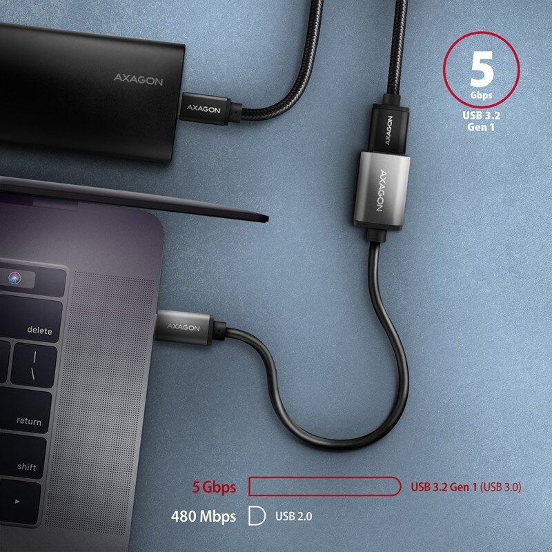 RUCM-AFAC Kabel adapter USB 3.2 Gen 1 Type-C samiec -> Type-… | PartsPC.pl
