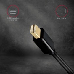RVDM-HI14N Adapter aktywny Mini DP > HDMI 1.4, 4K/30Hz | PartsPC.pl