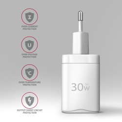 ACU-PQ30W Ładowarka sieciowa PD & QC 30W, QC3.0,4.0/AFC/FCP/… | PartsPC.pl