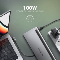 HMC-4KX3 Wieloportowy hub USB 11in1, 5Gbps, 3x USB-A, 2x HDM… | PartsPC.pl