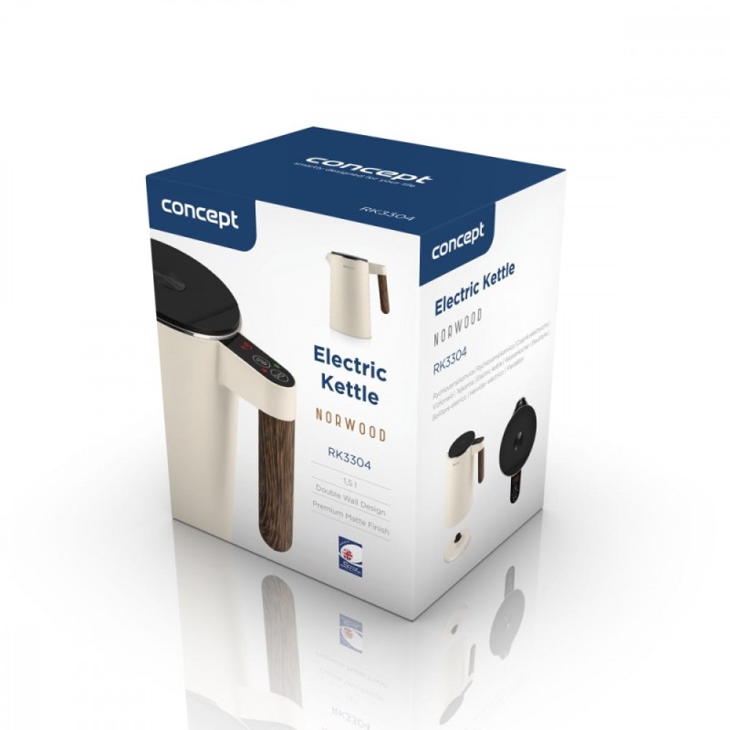 Czajnik elektryczny RK3304 Norwood 1.5l, wanilia | PartsPC.pl