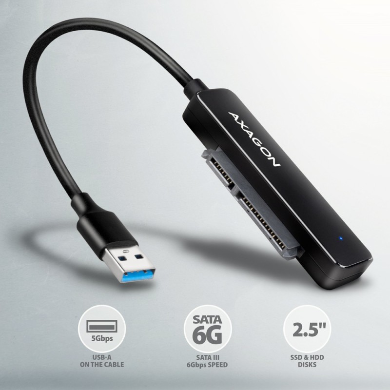 ADSA-FP2A Adapter USB-A 5Gbps SATA 6G 2.5" HDD/SSD FASTPort2 | PartsPC.pl