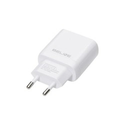 Ładowarka sieciowa 25W GaN USB-C PD 3.0 bez kabla, biała | PartsPC.pl