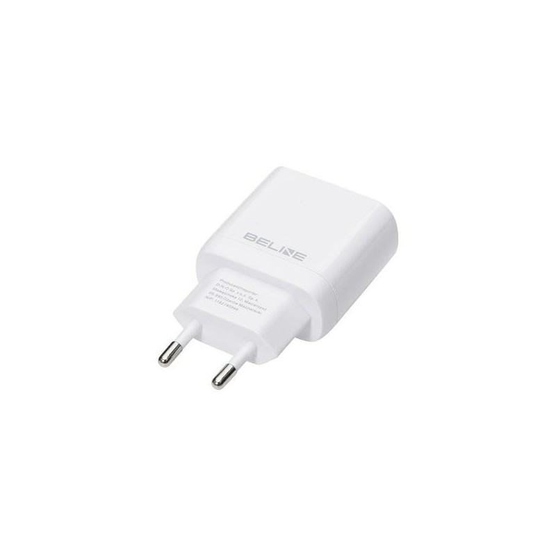 Ładowarka sieciowa 25W GaN USB-C PD 3.0 bez kabla, biała | PartsPC.pl