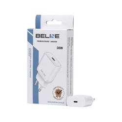 Ładowarka sieciowa 30W GaN USB-C PD 3.0 biała | PartsPC.pl