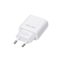 Ładowarka sieciowa 30W GaN USB-C + kabel USB-C, biały | PartsPC.pl