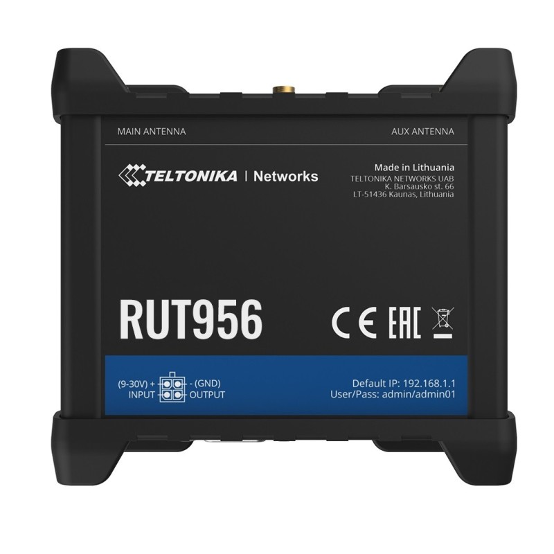 Router LTE RUT956 (Cat 4), 2G, GNSS, WiFi | PartsPC.pl