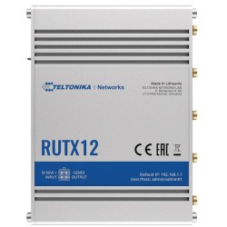 Router LTE RUTX12 (Cat 6), WiFi, BLE,  GNSS, Ethernet | PartsPC.pl
