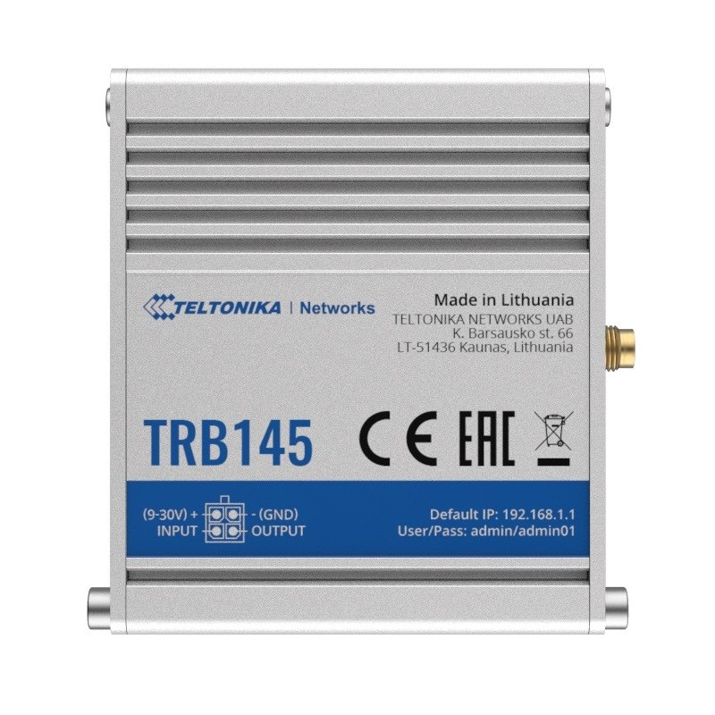 Bramka LTE TRB145 (Cat 1), 3G, 2G, USB, RS485 | PartsPC.pl