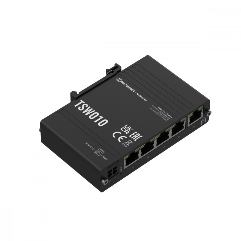 Przełącznik przemysłowy TSW010 5xRJ45 porty 10/100Mbps | PartsPC.pl