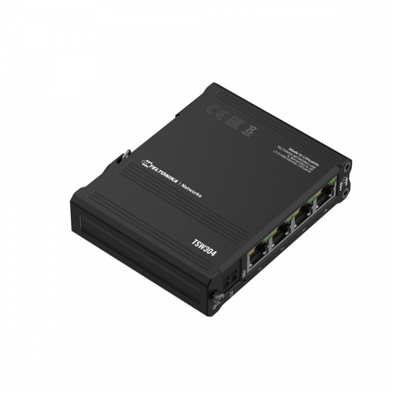 Przełącznik przemysłowy TSW304 4xRJ45 10/100/1000 Mbps | PartsPC.pl