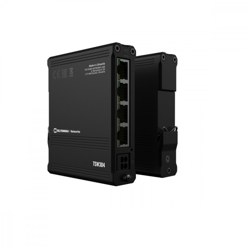 Przełącznik przemysłowy TSW304 4xRJ45 10/100/1000 Mbps | PartsPC.pl
