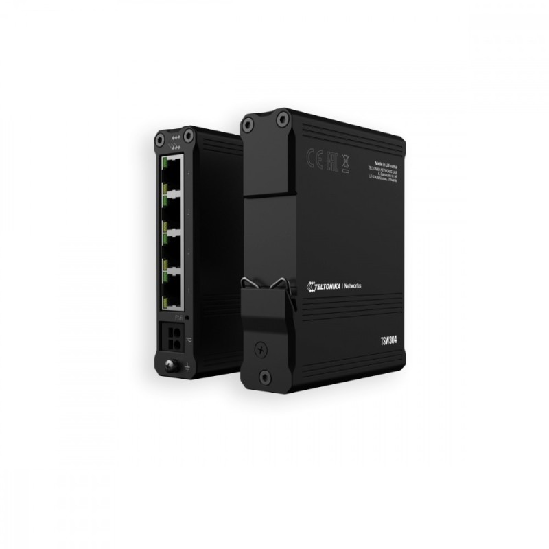 Przełącznik przemysłowy TSW304 4xRJ45 10/100/1000 Mbps | PartsPC.pl