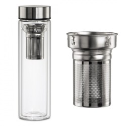 Butelka z sitkiem Hama szklana 500 ml TO GO | PartsPC.pl