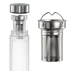 Butelka z sitkiem Hama szklana 500 ml TO GO | PartsPC.pl