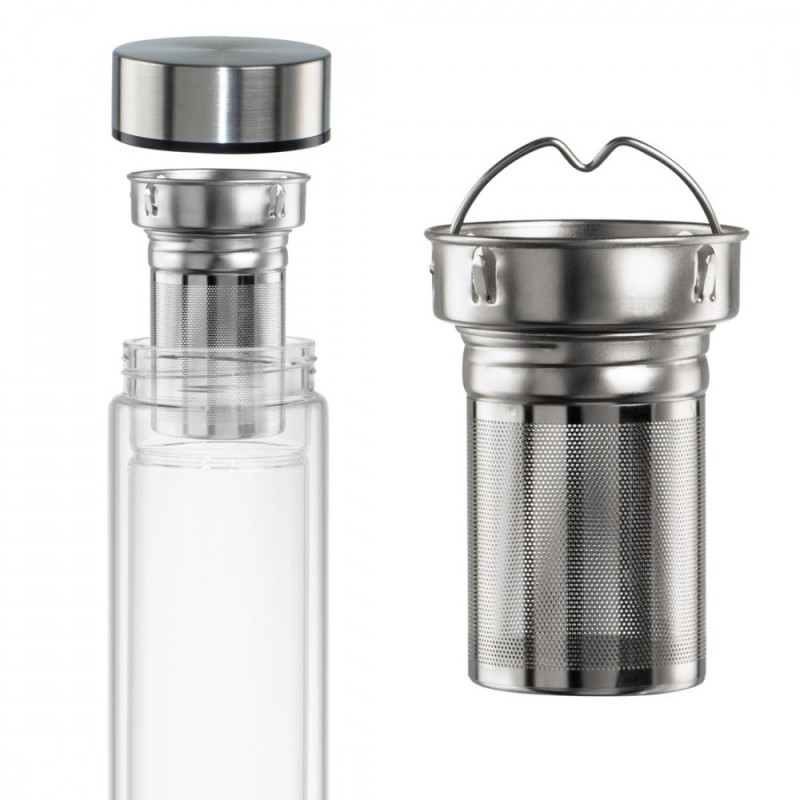 Butelka z sitkiem Hama szklana 500 ml TO GO | PartsPC.pl