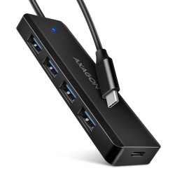 HUE-C1C 4-portowy hub USB 5Gbps Travel, USB-C power IN, kabe… | PartsPC.pl